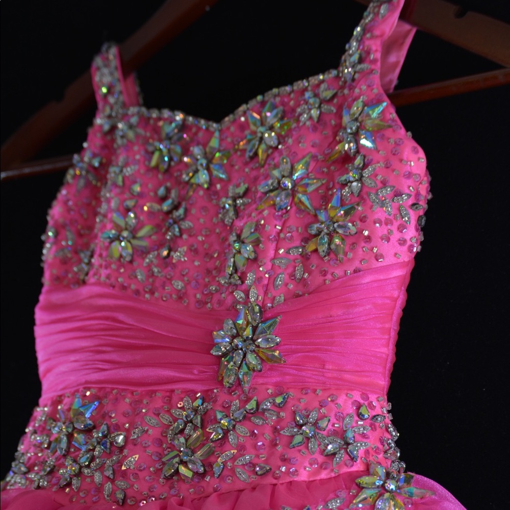 Little Rosie Glitz Long Pageant Gown